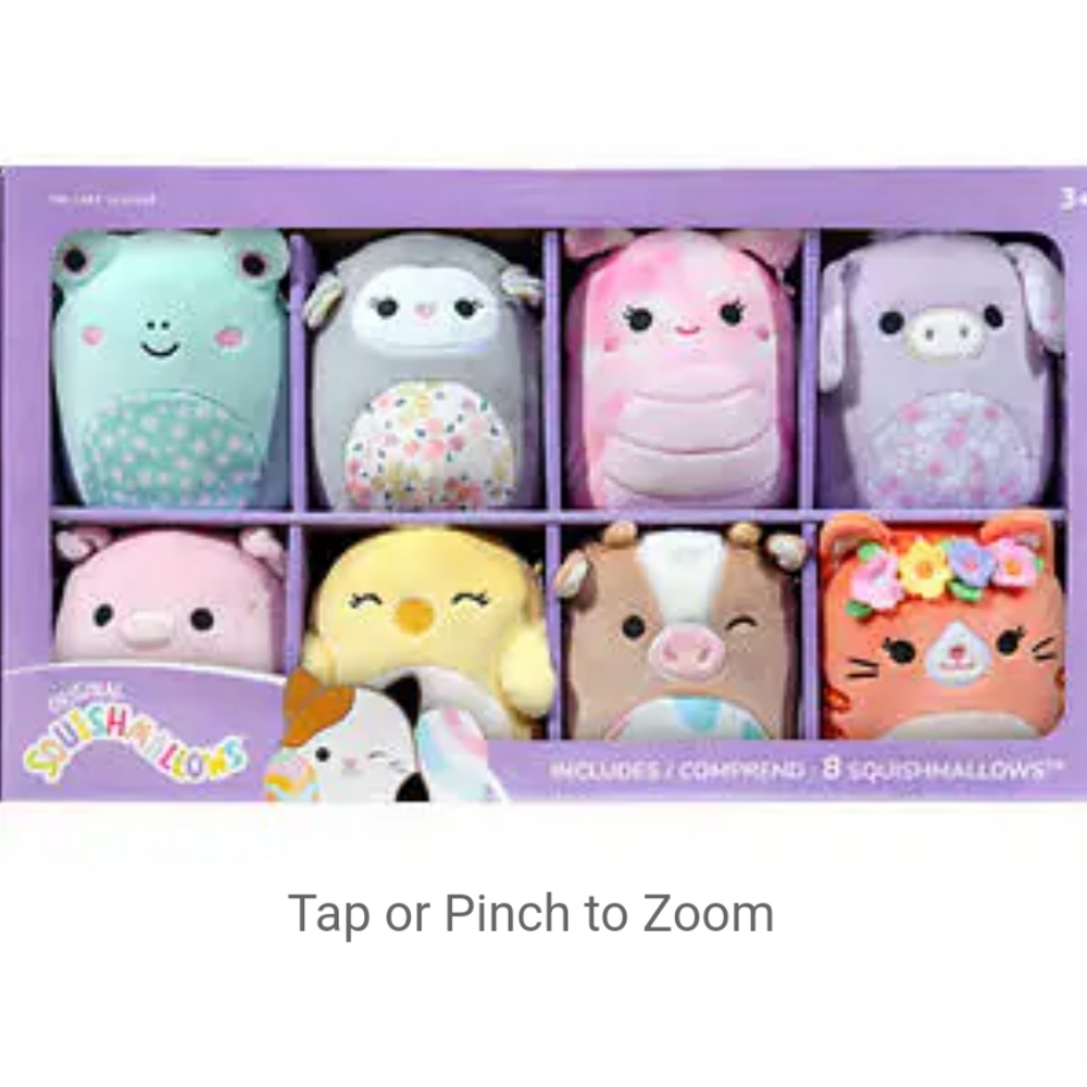 CRITTER Squishmallows 5-inch Plush 8-pack Assorted